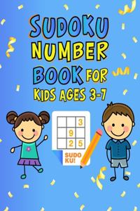 Sudoku Number Book For Kids Ages 3-7