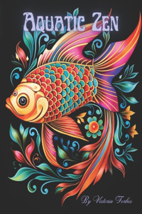 Aquatic Zen: Fish Mandalas Coloring Book