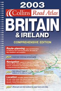 2003 Collins Comprehensive Road Atlas Britain and Ireland