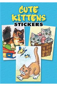 Cute Kittens Stickers: 36 Stickers, 9 Different Designs