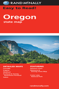 Rand McNally Easy to Read! Oregon State Map