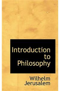 Introduction to Philosophy