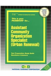 Assistant Community Organization Specialist (Urban Renewal)