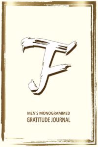 F Men's Monogrammed Gratitude Journal