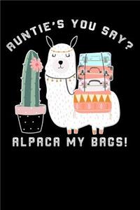 Auntie's You Say Alpaca My Bags