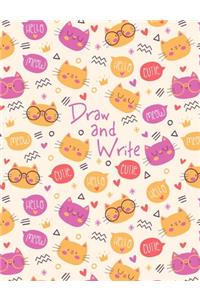 Draw And Write Primary Journal - Cute Cats