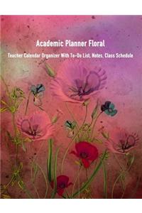 Academic Planner Floral