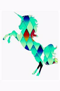 Green Diamond Unicorn
