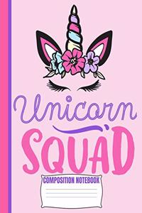 UNICORN SQUAD Composition Notebook
