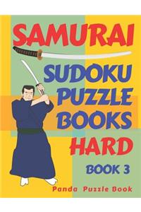 Samurai Sudoku Puzzle Books Hard - Book 3