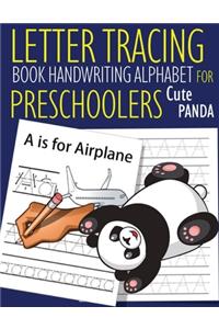Letter Tracing Book Handwriting Alphabet for Preschoolers Cute PANDA