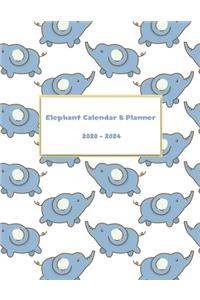 Elephant Calendar & Planner 2020-2024