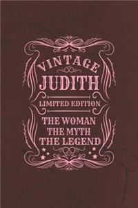 Vintage Judith Limited Edition the Woman the Myth the Legend