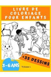 Livre de coloriage pour enfants 3-6 ans
