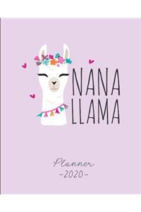 Nana Llama Planner 2020