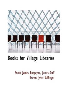 Books for Village Libraries