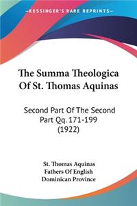 Summa Theologica Of St. Thomas Aquinas
