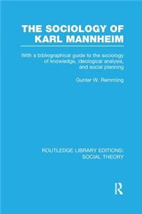 Sociology of Karl Mannheim (Rle Social Theory)