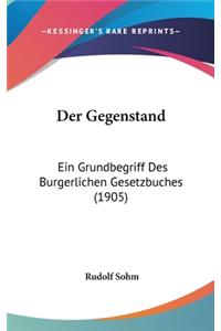 Der Gegenstand