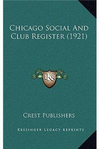 Chicago Social and Club Register (1921)