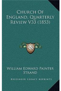 Church of England, Quarterly Review V33 (1853)