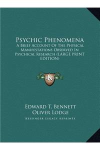 Psychic Phenomena