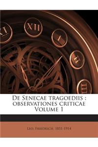de Senecae Tragoediis