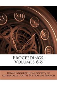 Proceedings, Volumes 6-8