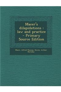 Macer's Dilapidations: Law and Practice