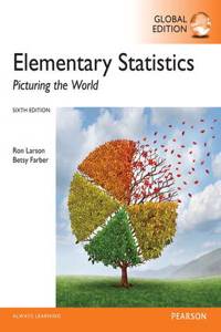 Elementary Statistics: Picturing the World OLP w/eText, Global Edition