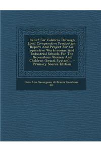 Relief for Calabria Through Local Co-Operative Production: Report and Project for Co-Operative Work-Rooms and Industrial Schools for the Necessitous Women and Children (Brazza System)...
