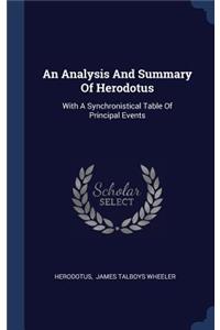 An Analysis And Summary Of Herodotus