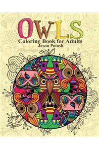 Owls Coloring Book for Adults