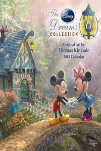 Thomas Kinkade: the Disney Dreams Collection 2018 Mini Wall Calendar