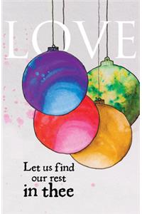 Love Ornament Advent Bulletin (Pkg of 50)