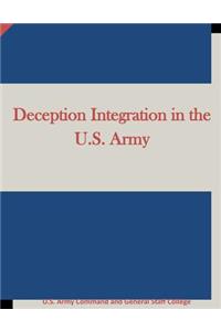 Deception Integration in the U.S. Army