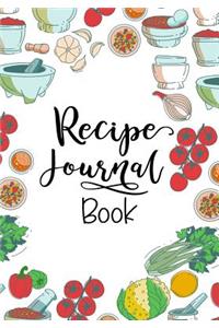 Recipe Journal Book