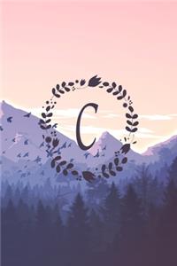 2020-2024 Initial Monogram Letter C