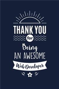 Thank You For Being An Awesome Web Developer