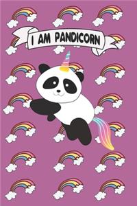 I am Pandicorn Gift for Girls