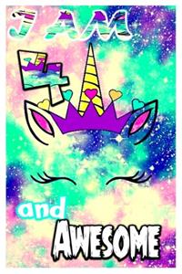 I am 4 and Awesome