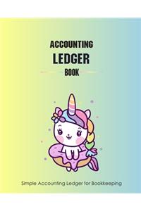 Accounting Ledger Book Simple Accounting Ledger Book For Bookkeeping