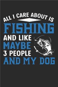 All i care about is fishing and like may be 3 people and my dog