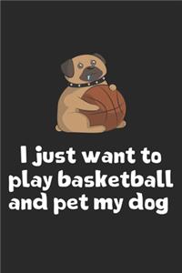 I Just want to Play Basketball And Pet My Dog