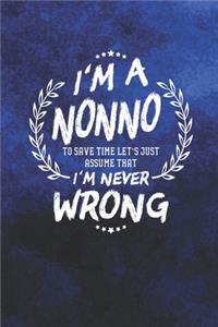 I'm A Nonno To Save Time Let's Just Assume That I Never Wrong