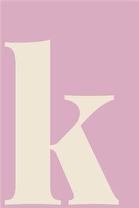 K Dot Grid Notebook