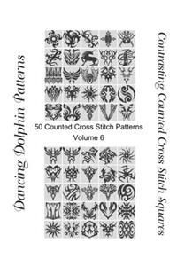 Contrasting Counted Cross Stitch Squares
