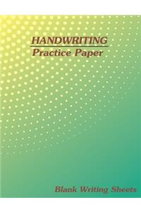 handwriting practice paper