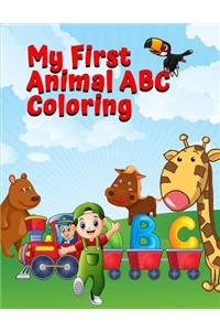 My First Animal ABC Coloring