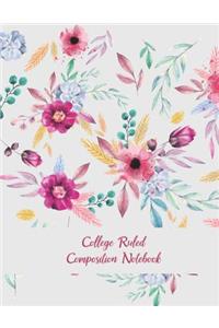 College Ruled Composition Notebook